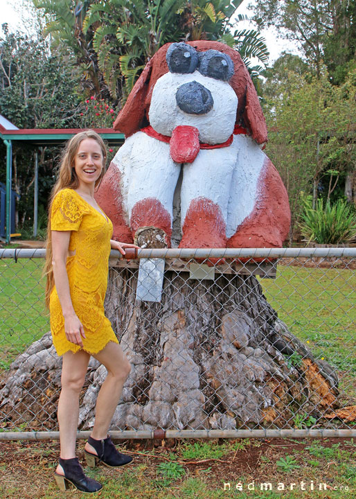 Bronwen at the Tamborine Mountain Scarecrow Festival