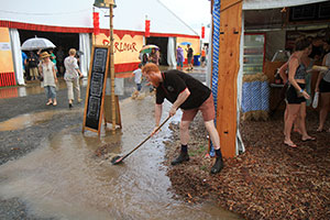 Festival rain