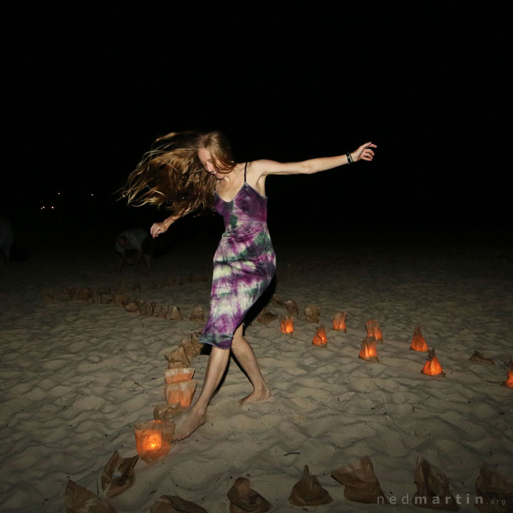 Bronwen, Cooper's Candle Installation, Currumbin Bay