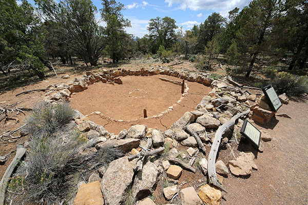 Ancient ruins near the Grand Canyon
