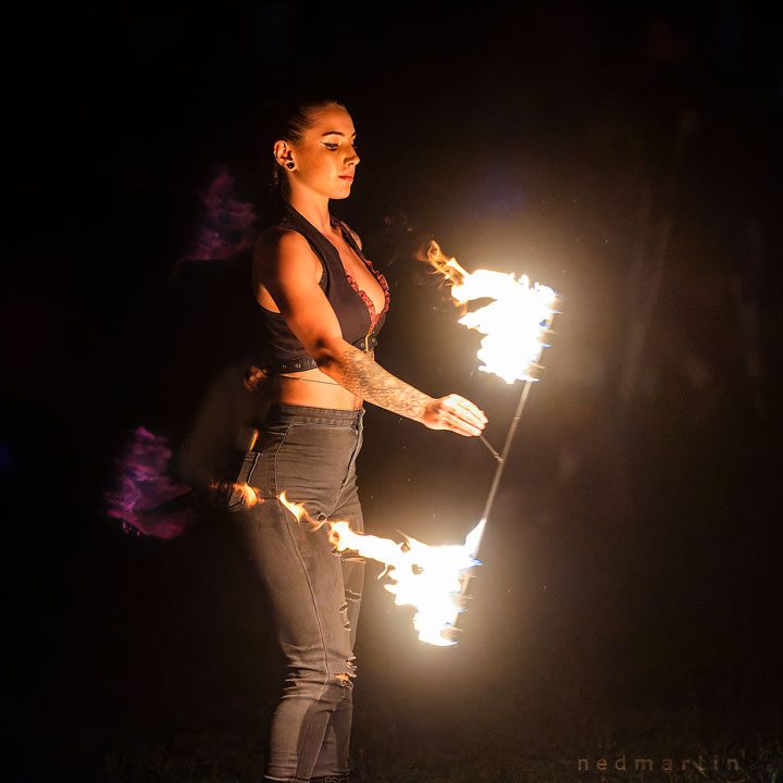 Madison Young, West End Fire Festival, Brisbane