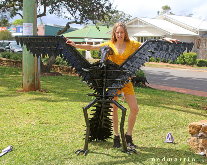 Bronwen at the Tamborine Mountain Scarecrow Festival