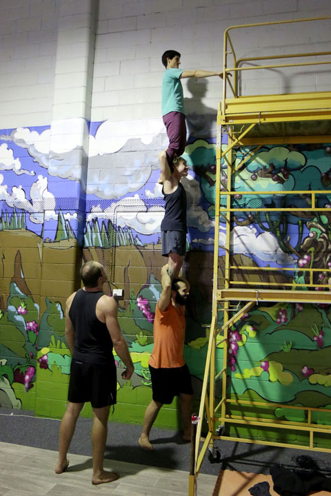 Sleepover & Acro at Redstar Fitness Collective