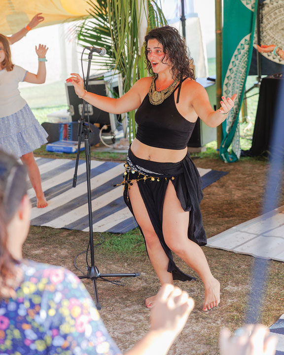 Belly Dance with Miramar, Micro Island Vibe Festival, Stradbroke Island