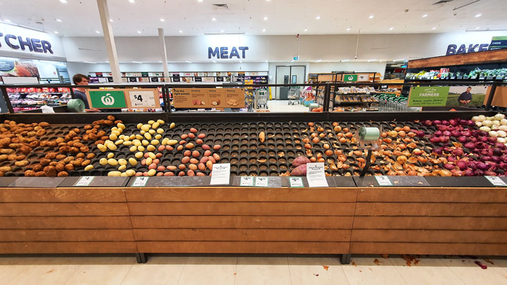 Shelves are starting to look a bit strained at Woolworths