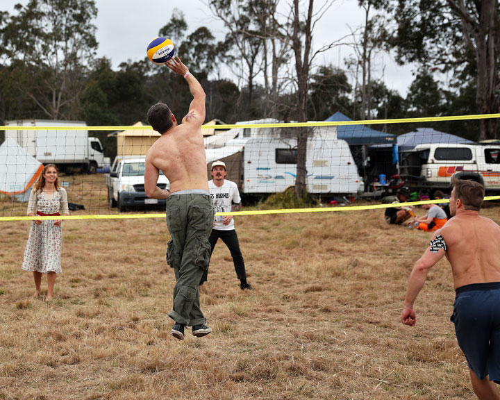 Volleyball at The Maze & Renegade Playground, Jungle Love Festival 2022