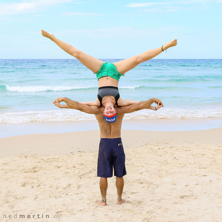 Nicole Dvorak & Josh BG at Rainbow Bay