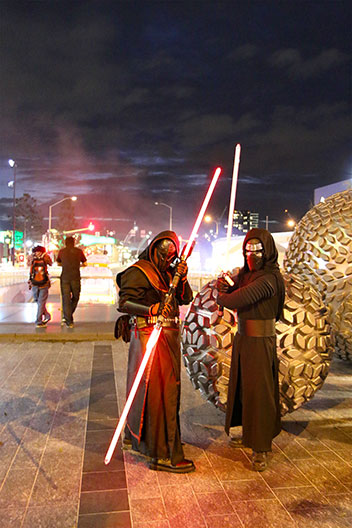 Cosplayers at Brisbane Neon Pop 2016