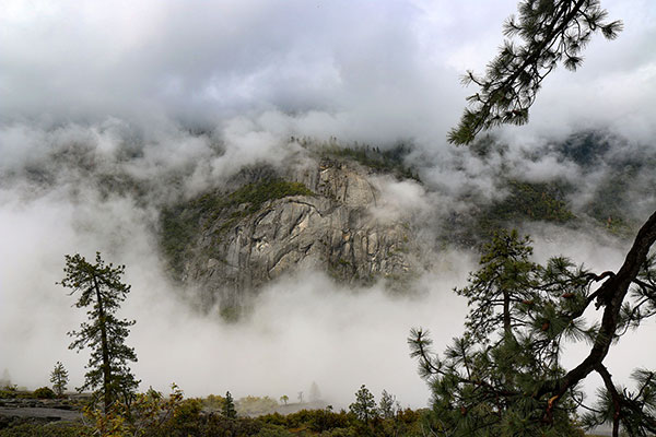 Clouds in Yosemite Valley