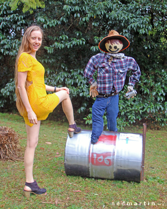 Bronwen at the Tamborine Mountain Scarecrow Festival