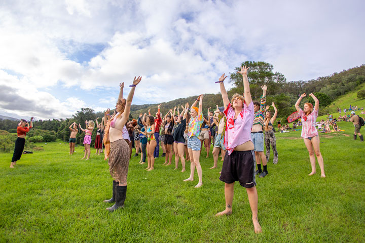 Telepathy: Moving Meditation, Hill, Yonder Festival 2021