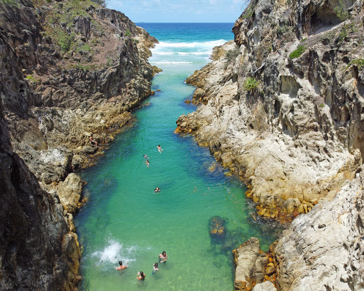 Swimming in North Gorge