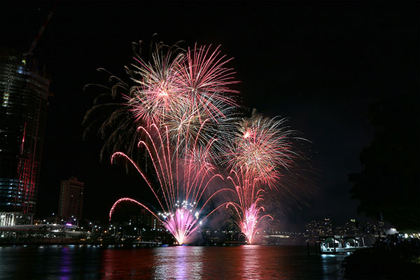 Southbank fireworks