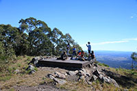 Helipad on the summit of Flinder’s Peak