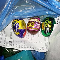 Many sorts of filled eggs from Tom’s Confectionary Warehouse