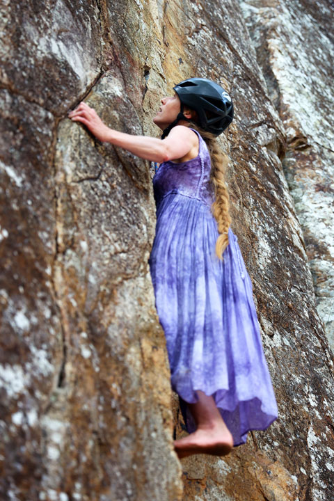 Bronwen, Climbing at Frog Buttress, Do it in a Froq climbing event, Boonah