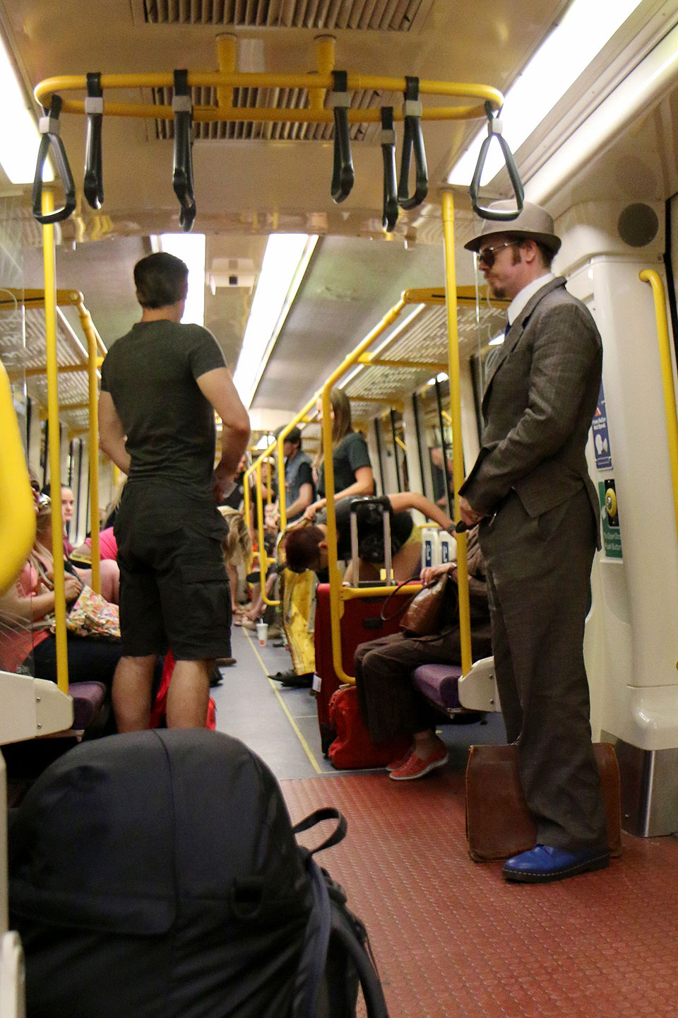 Brisbane No Pants Subway Ride