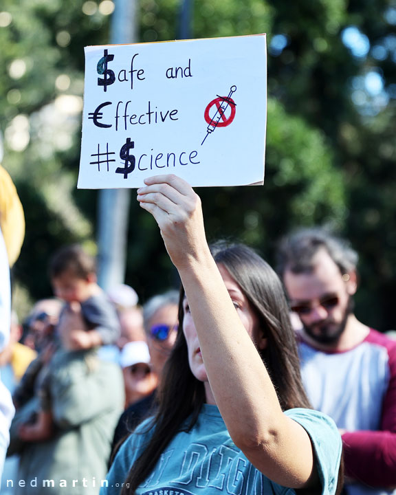 Freedom Rally, Brisbane Botanic Gardens