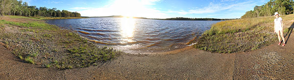 Bronwen at the Tingalpa Reservoir