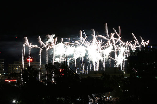 Fireworks from a Citycat