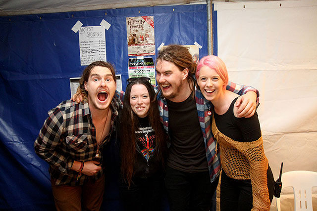 The Pierce Brothers with Tully and Leah