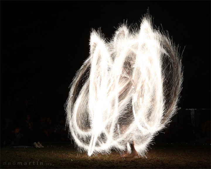 Burleigh Bongos and Fire-twirling