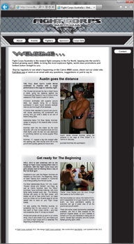 www.fightcorps.com website