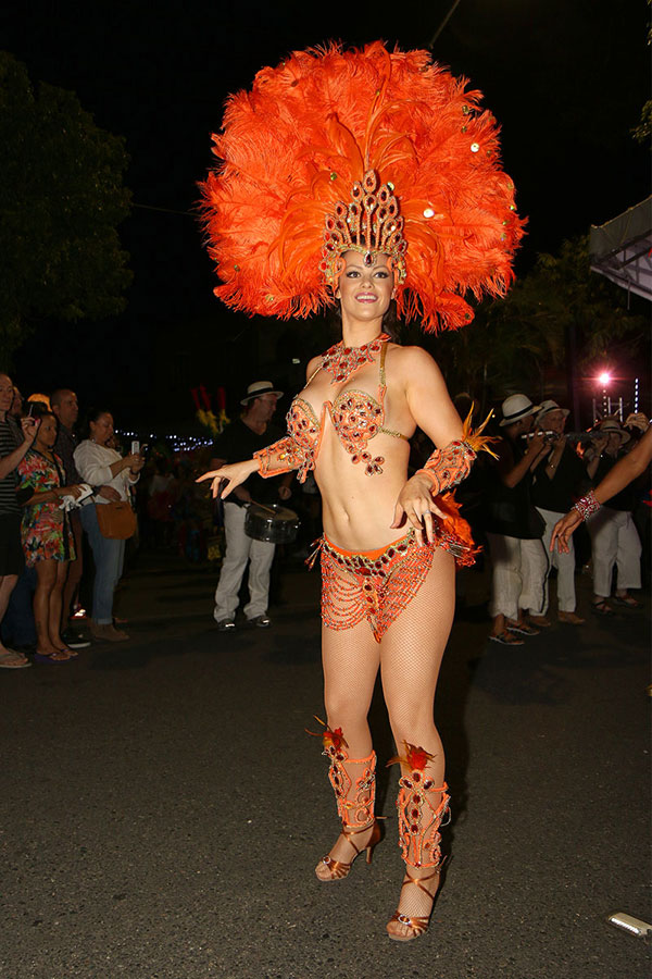A Rio Rhythmics dancer