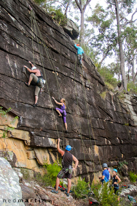 Bronwen, Climbing at Glenreagh