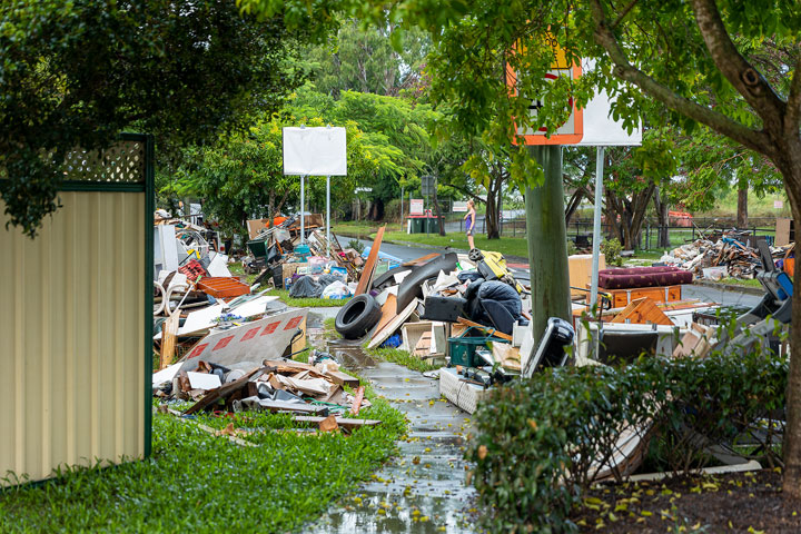 Bronwen, Flood damage, Elmes Rd, Rocklea