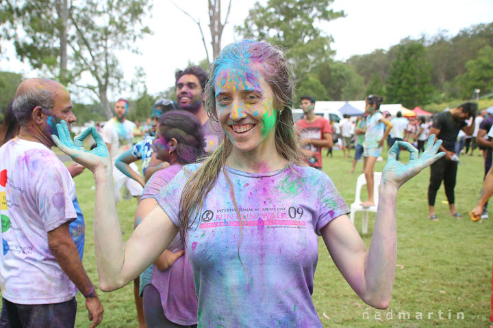 Bronwen at Brisbane Holi Celebrations