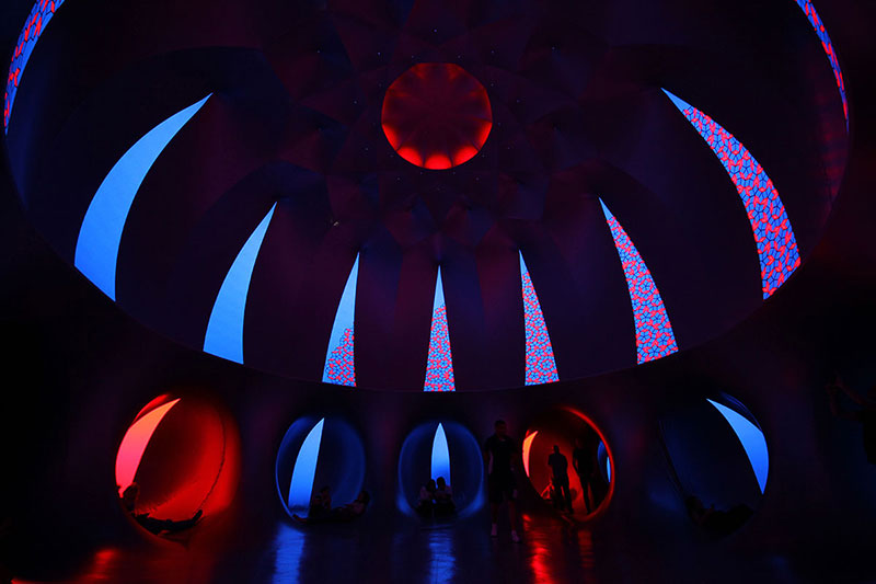 The Exxopolis Luminarium, South Bank