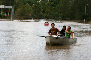 My neighbours rowing near my place