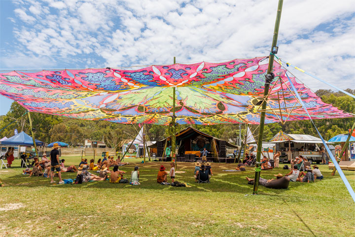 Poets Breakfast with Nephila, Micro Island Vibe Festival, Stradbroke Island