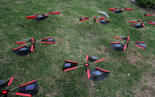 Solar powered whirly things, Sculpture by the Sea