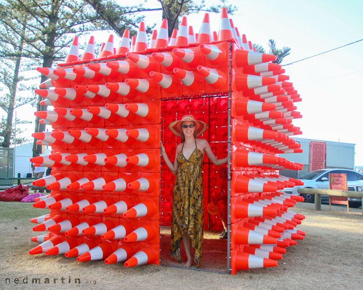 Bronwen at Swell Sculpture Festival