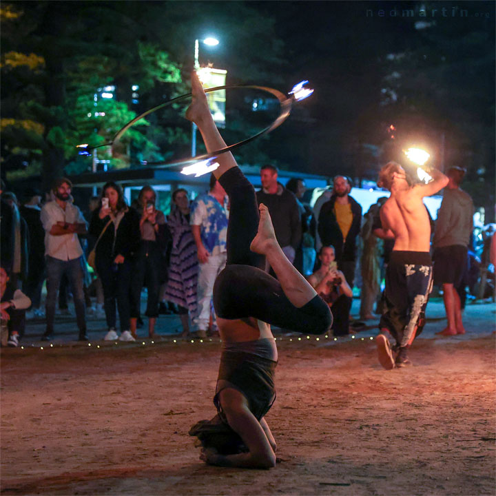 Luisa, Fire Twirling at Burleigh Bongos