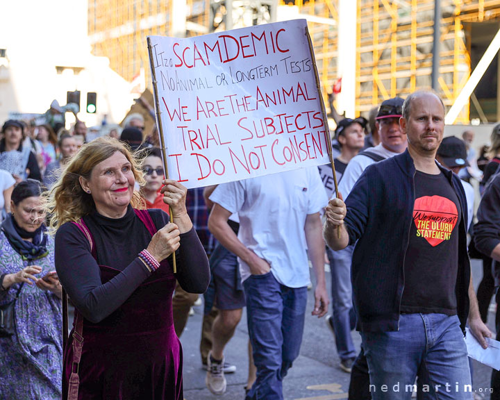 Freedom Rally, Brisbane Botanic Gardens