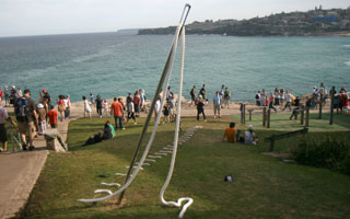 Sewing, Sculpture by the Sea