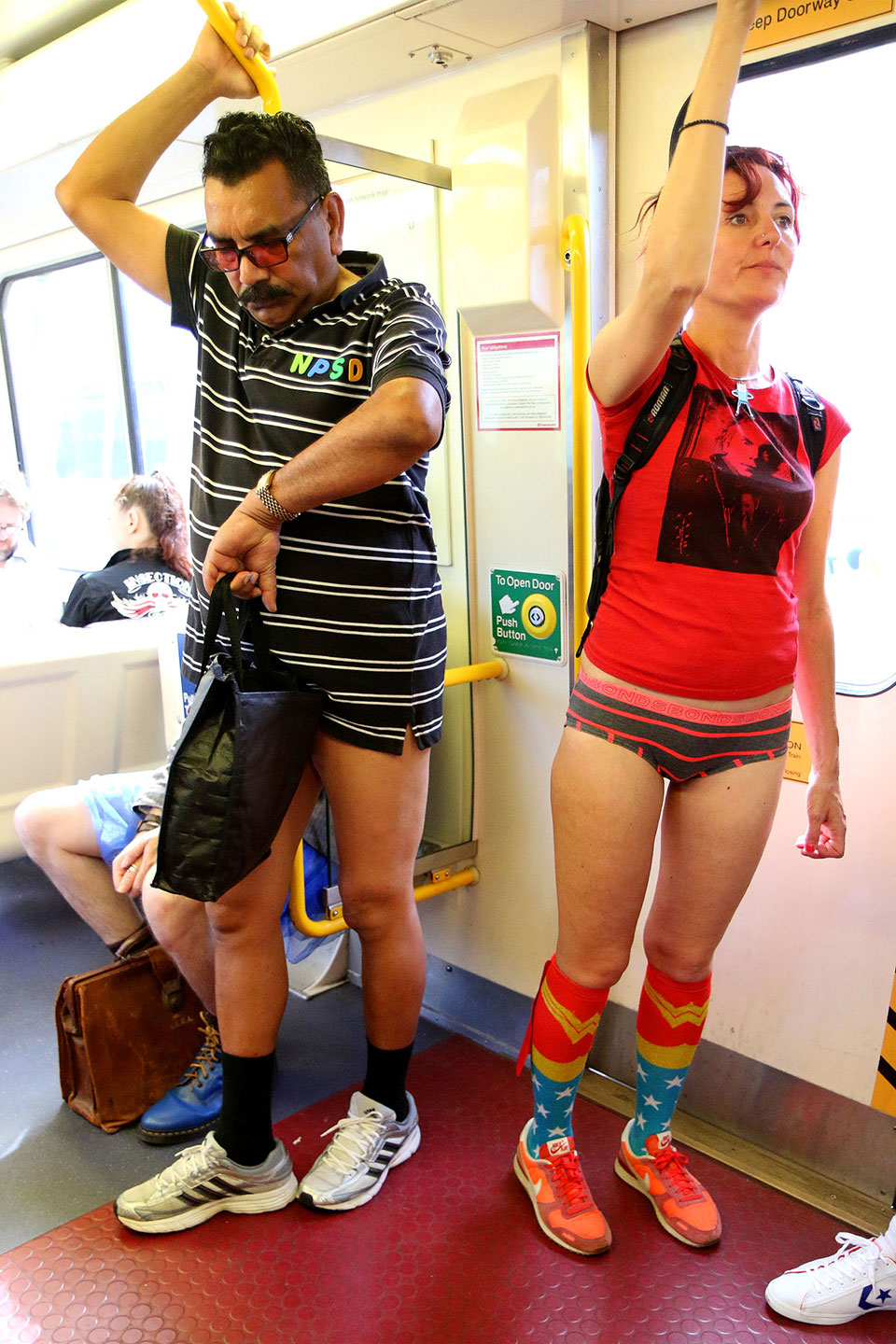 Brisbane No Pants Subway Ride