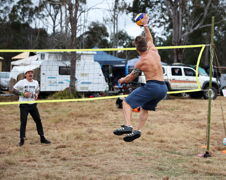 Volleyball at The Maze & Renegade Playground, Jungle Love Festival 2022