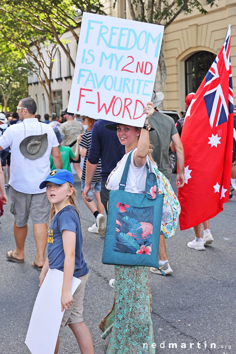 Freedom Rally, Brisbane