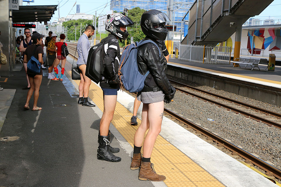 Brisbane No Pants Subway Ride