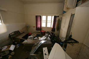 My bedroom at the start of the clean-up