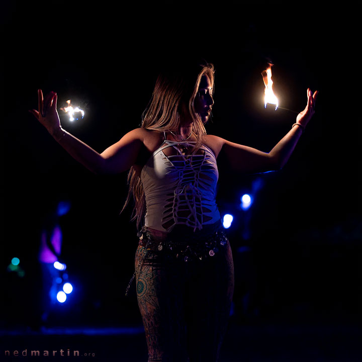 Emmanuellé Gomez, West End Fire Festival, Brisbane