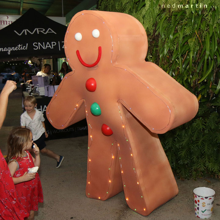 Gingerbread Man at the Paddington Christmas Fair