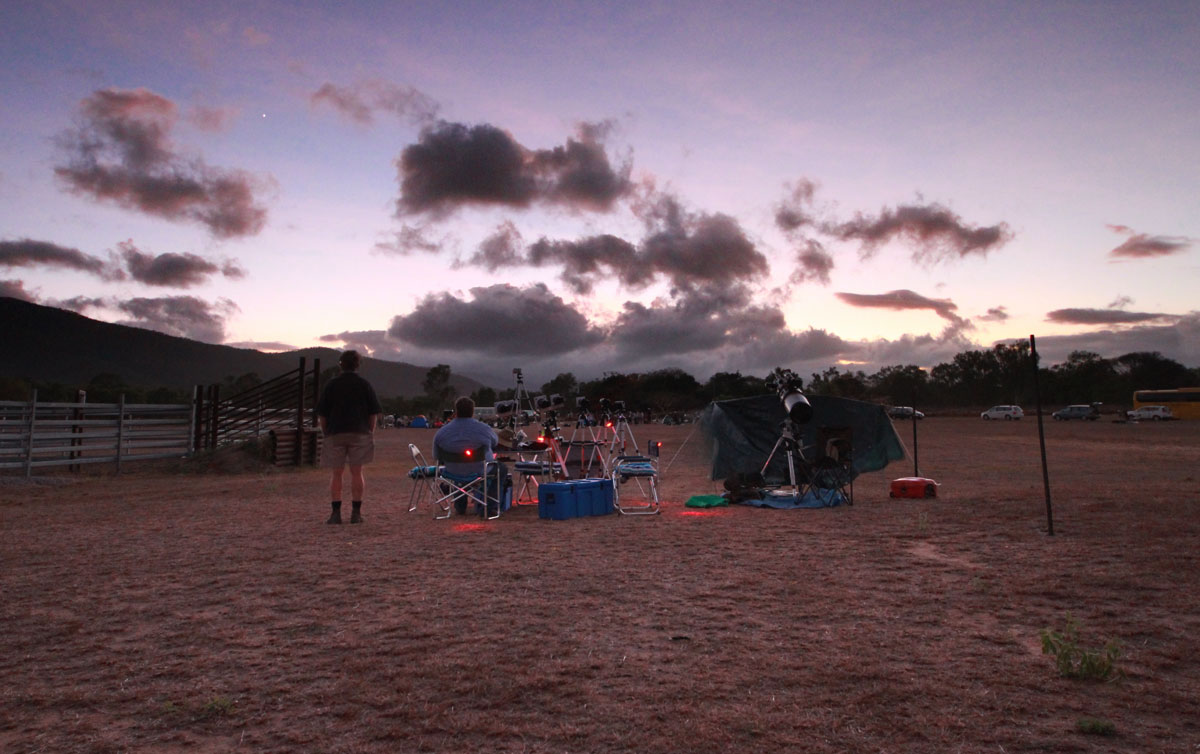 The clouds at dawn