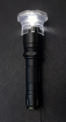 P-Rocket torch and its lantern accessory
