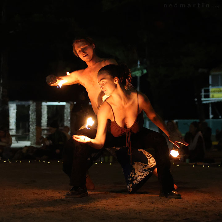 Fire Twirling at Burleigh Bongos