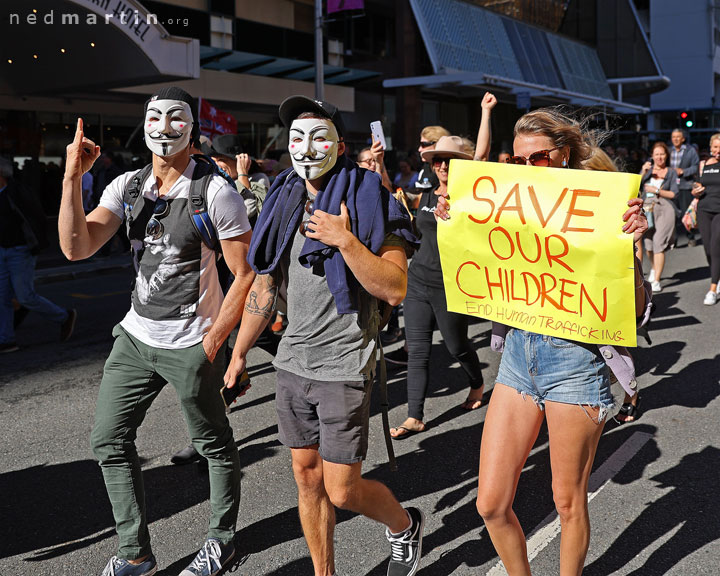 Freedom Rally, Brisbane Botanic Gardens